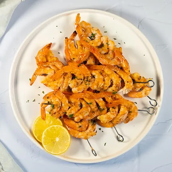 Recept: Garnalenspies van de barbecue