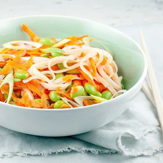 Recept: Noedelsalade met edamame