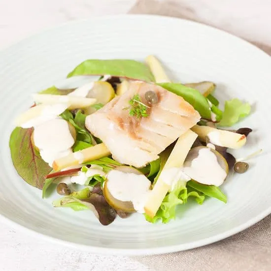 Recept: Kabeljauwsalade met appel