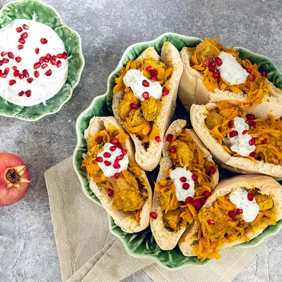Recept: Pitabroodjes met Marokkaanse kip