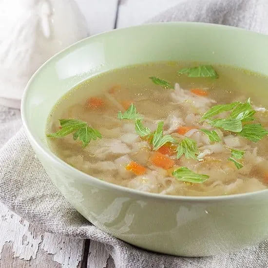 Recept: Snelle kippensoep