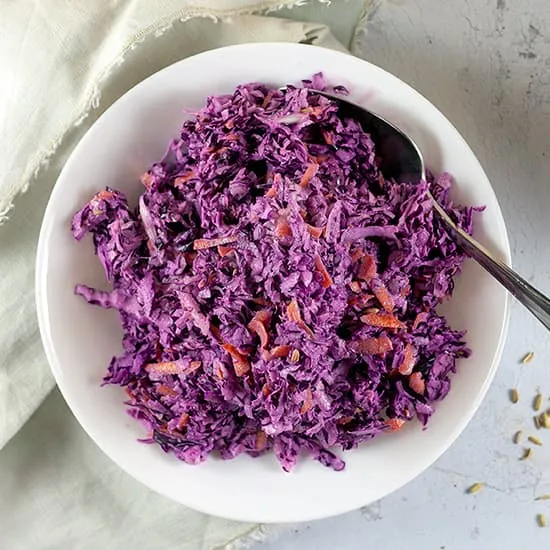 Recept: Rode coleslaw