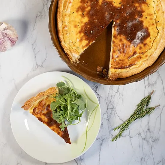 Recept: Knoflooktaart met ricotta