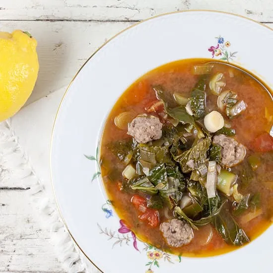Recept: Savooiekool soep met balletjes