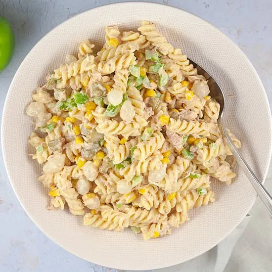 Recept: Pastasalade met tonijn