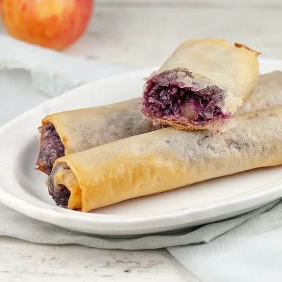 Recept: Mini rode kool strudel
