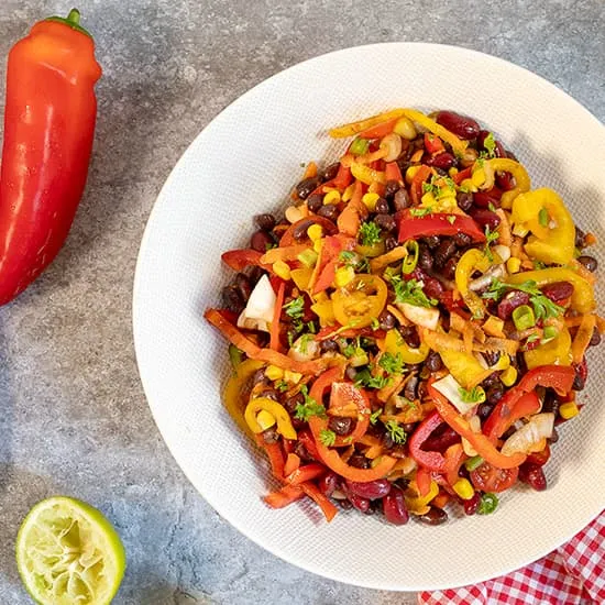Recept: Mexicaanse bonensalade