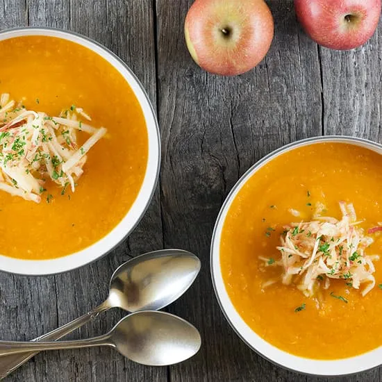 Recept: Wortelsoep met appel