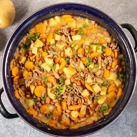Recept: Hollandse bruine bonenschotel