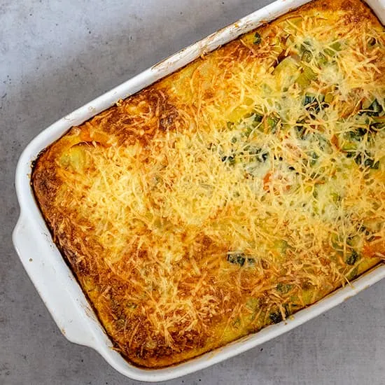 Recept: Gratin van wortel en prei