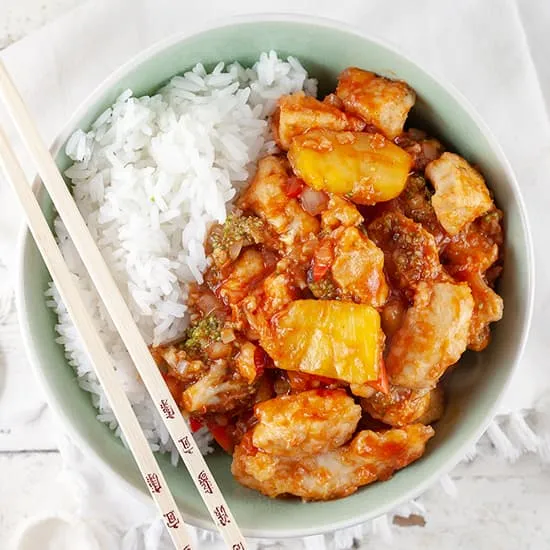 Recept: Kip in zoetzure saus
