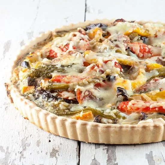 Recept: Vegetarische quiche