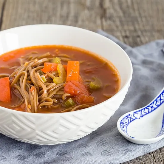 Recept: Noedelsoep met groenten
