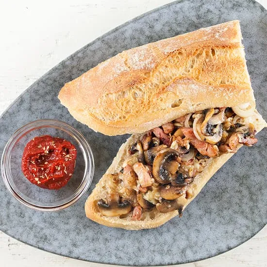 Recept: Pizza baguette