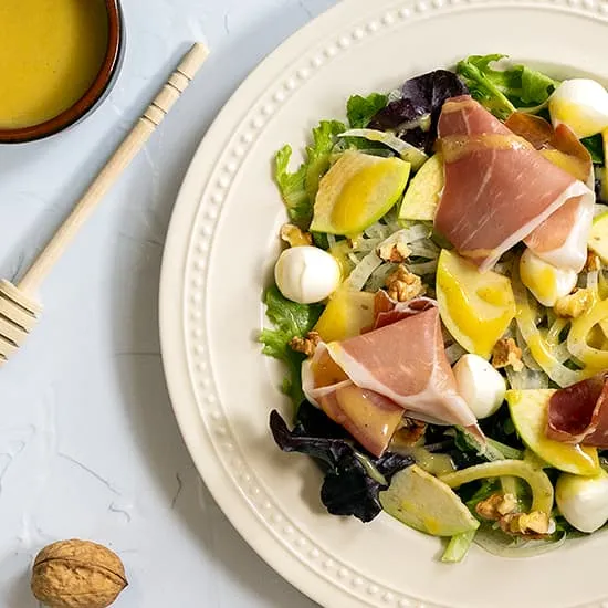 Recept: Venkelsalade met appel en ham