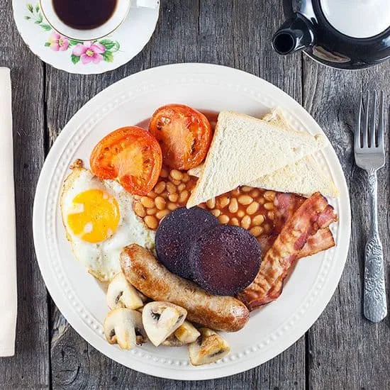 Recept: Engels ontbijt (Full English breakfast)