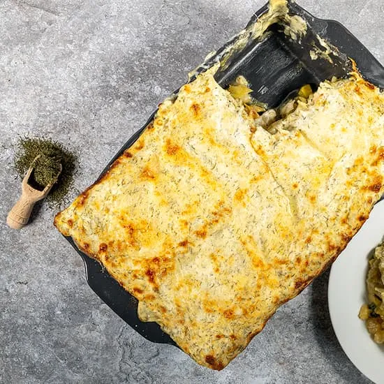 Recept: Lasagne met venkel en prei