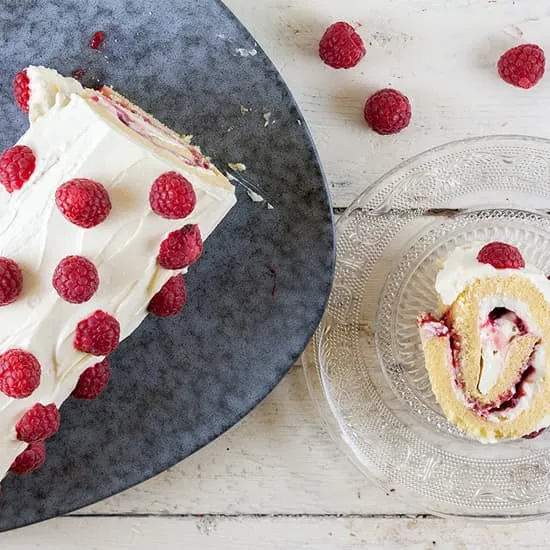 Recept: Cakerol met frambozen