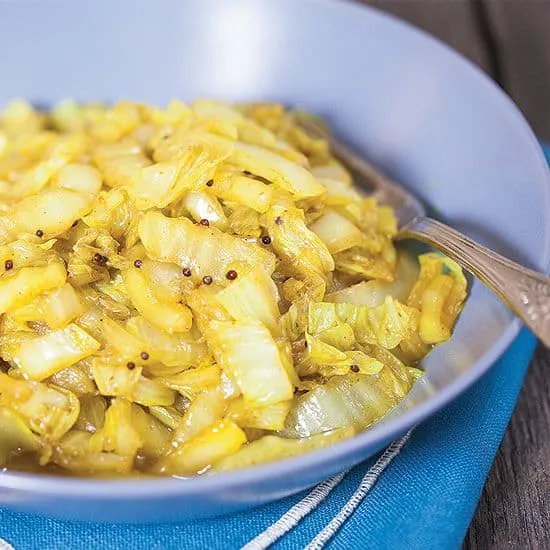 Recept: Vegetarische pittige kool masala