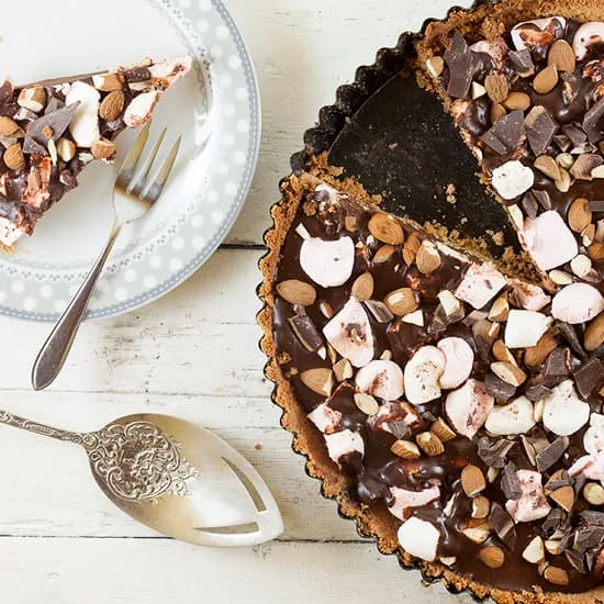 Recept: Rocky road taart
