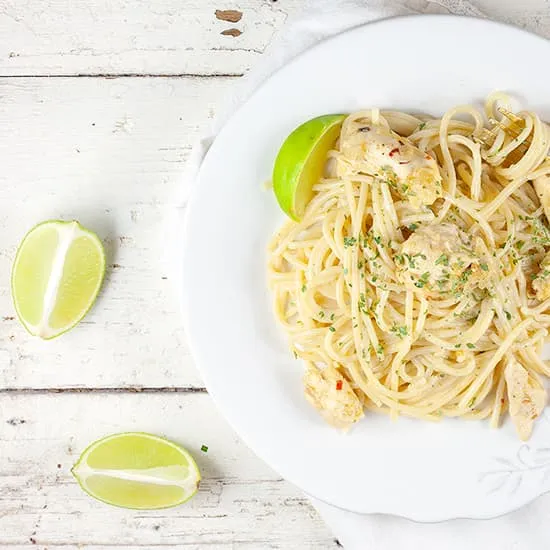 Recept: Spaghetti met kokos en limoen