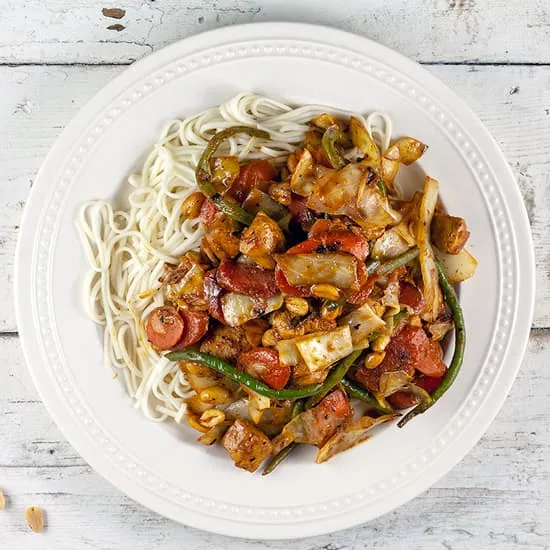 Recept: Wok met kip en witte kool