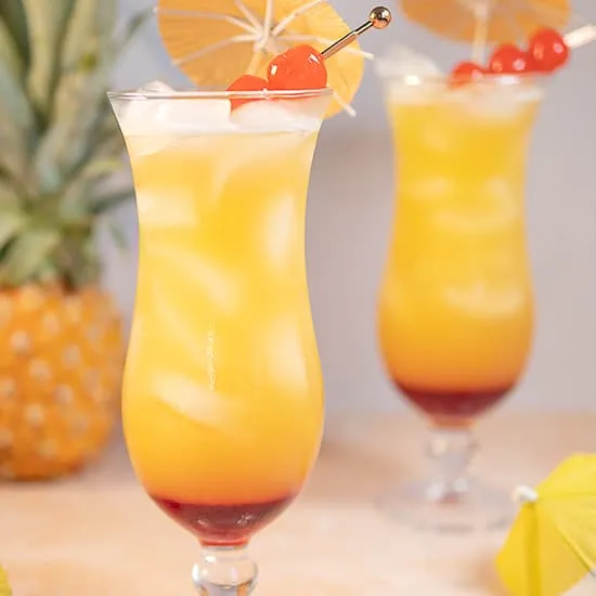 Recept: Malibu sunset