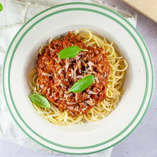 Pasta bolognese
