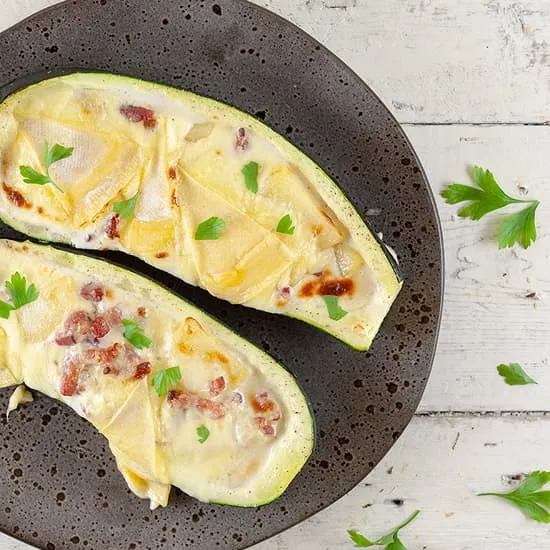 Tartiflette courgette