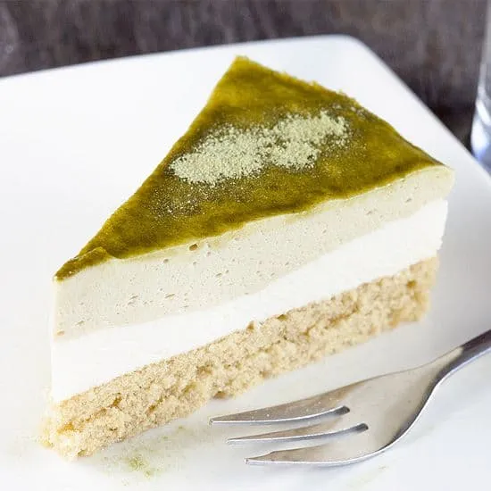 Recept: Groene thee Matcha mousse taart
