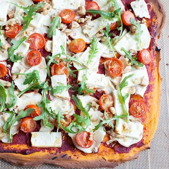Recept: Zoete aardappelpizza
