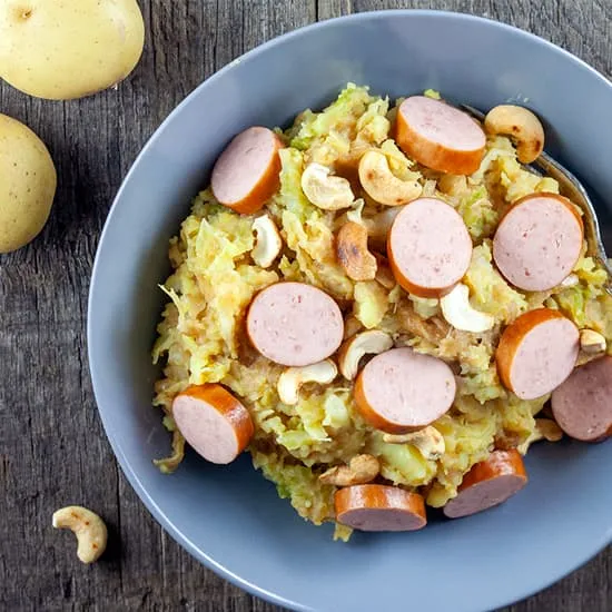 Recept: Groene kool stamppot