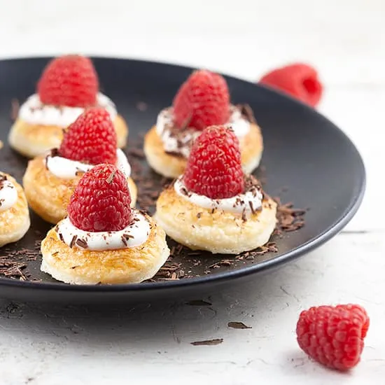 Cheesecake framboos hapjes