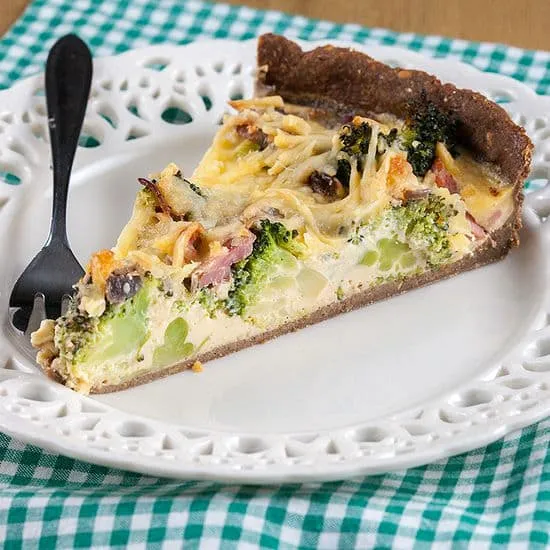 Recept: Quiche met broccoli en spek
