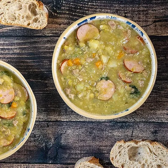 Recept: Erwtensoep met rookworst
