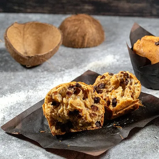 Recept: Kokosmuffins met chocolade