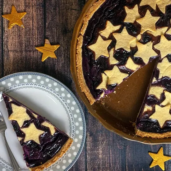 Recept: Blauwe bessentaart