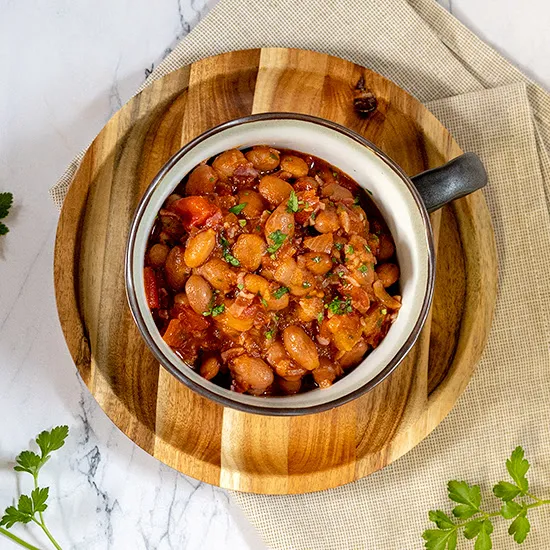 Recept: Borlottibonen (kievitsbonen) in tomatensaus
