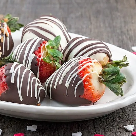 Chocolade aardbeien