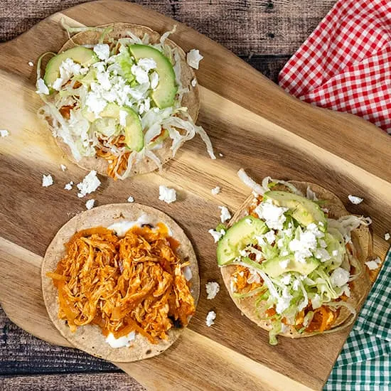 Recept: Taco's met kip tinga