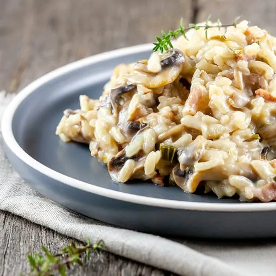 Recept: Risotto met champignons en mascarpone