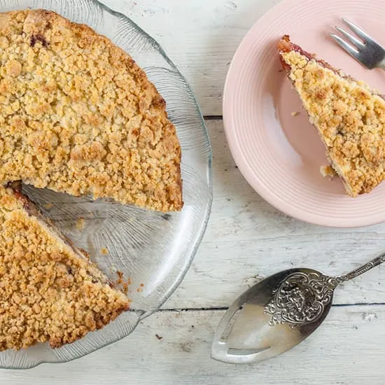 Recept: Sbriciolata - Italiaanse kruimeltaart met jam