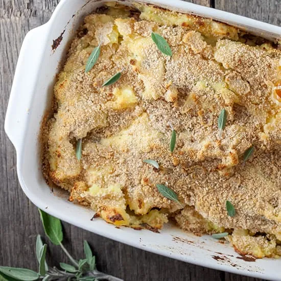 Hete bliksem ovenschotel met zuurkool