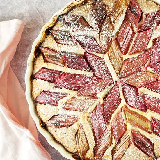 Recept: Rabarbertaart