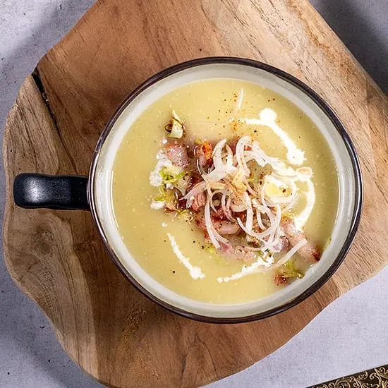 Recept: Spitskoolsoep met spekjes