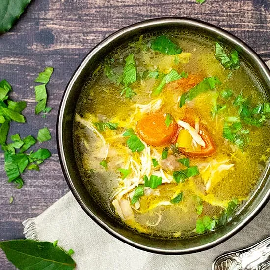 Recept: Ouderwetse kippensoep
