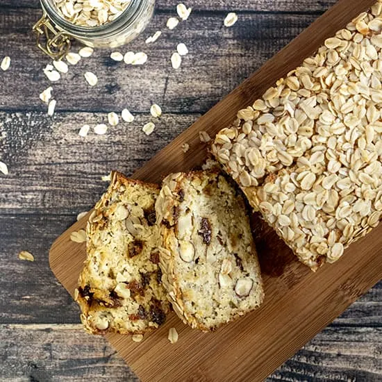 Recept: Havermoutcake met amandelen