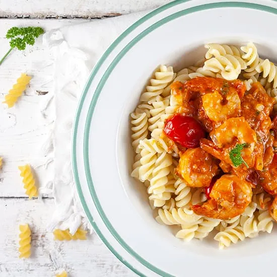 Recept: Pasta met scampi