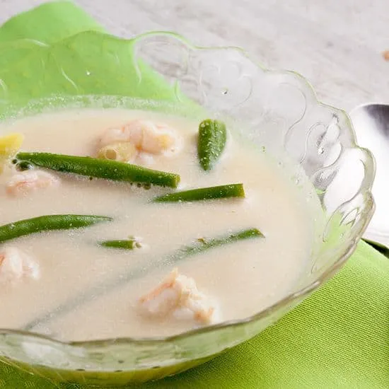 Thaise kokos garnalensoep