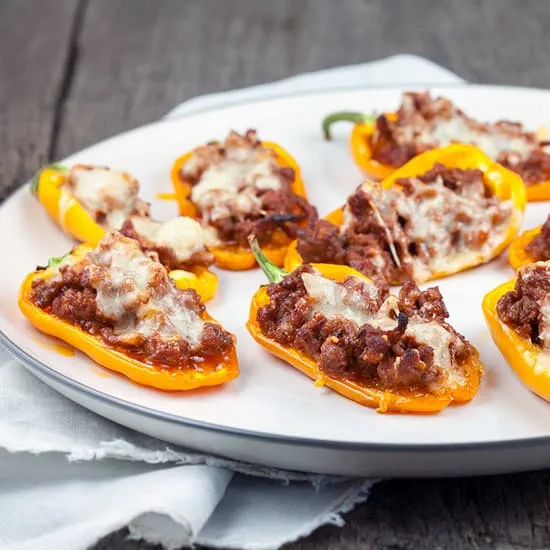 Recept: Snack paprika's met gehakt